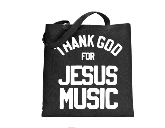 Thank God For Jesus Music Tote