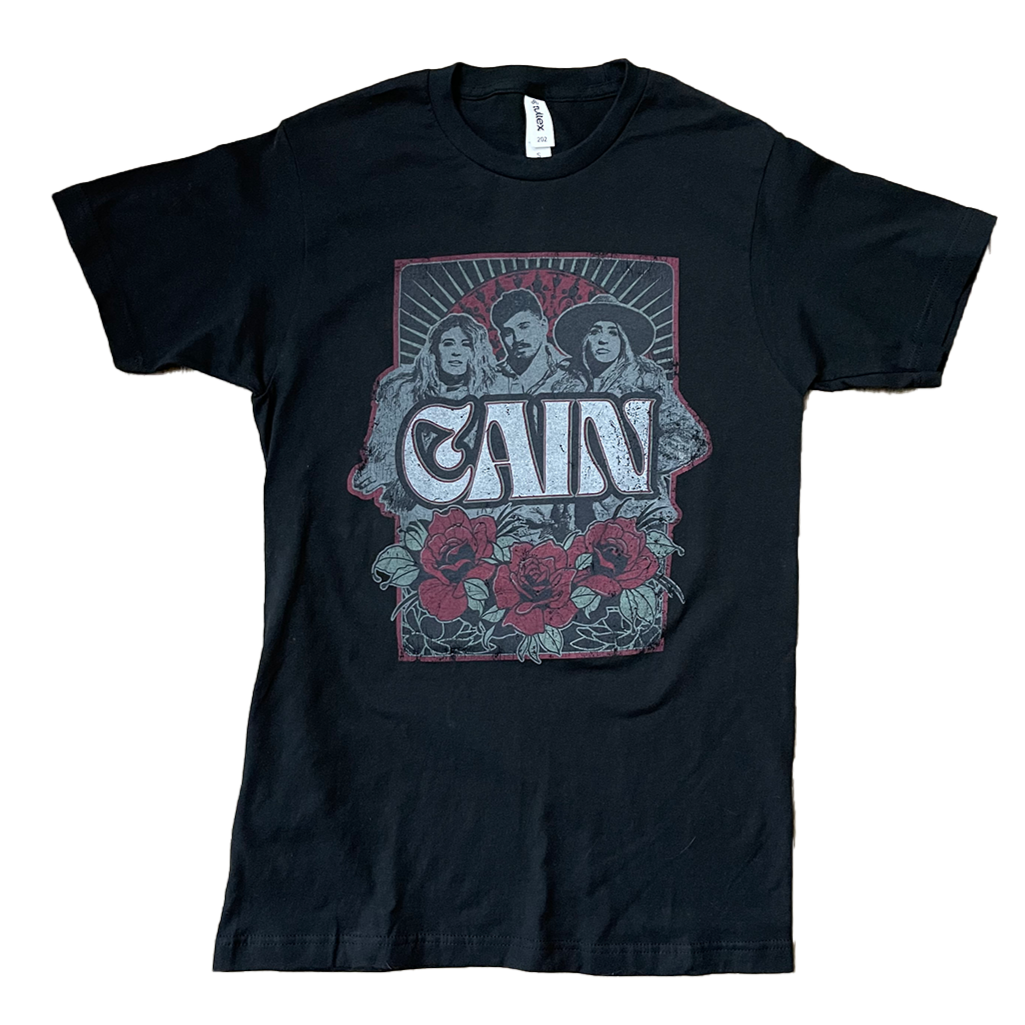 Black Vintage Band Tee