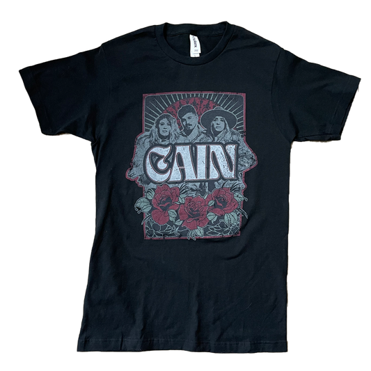 Black Vintage Band Tee