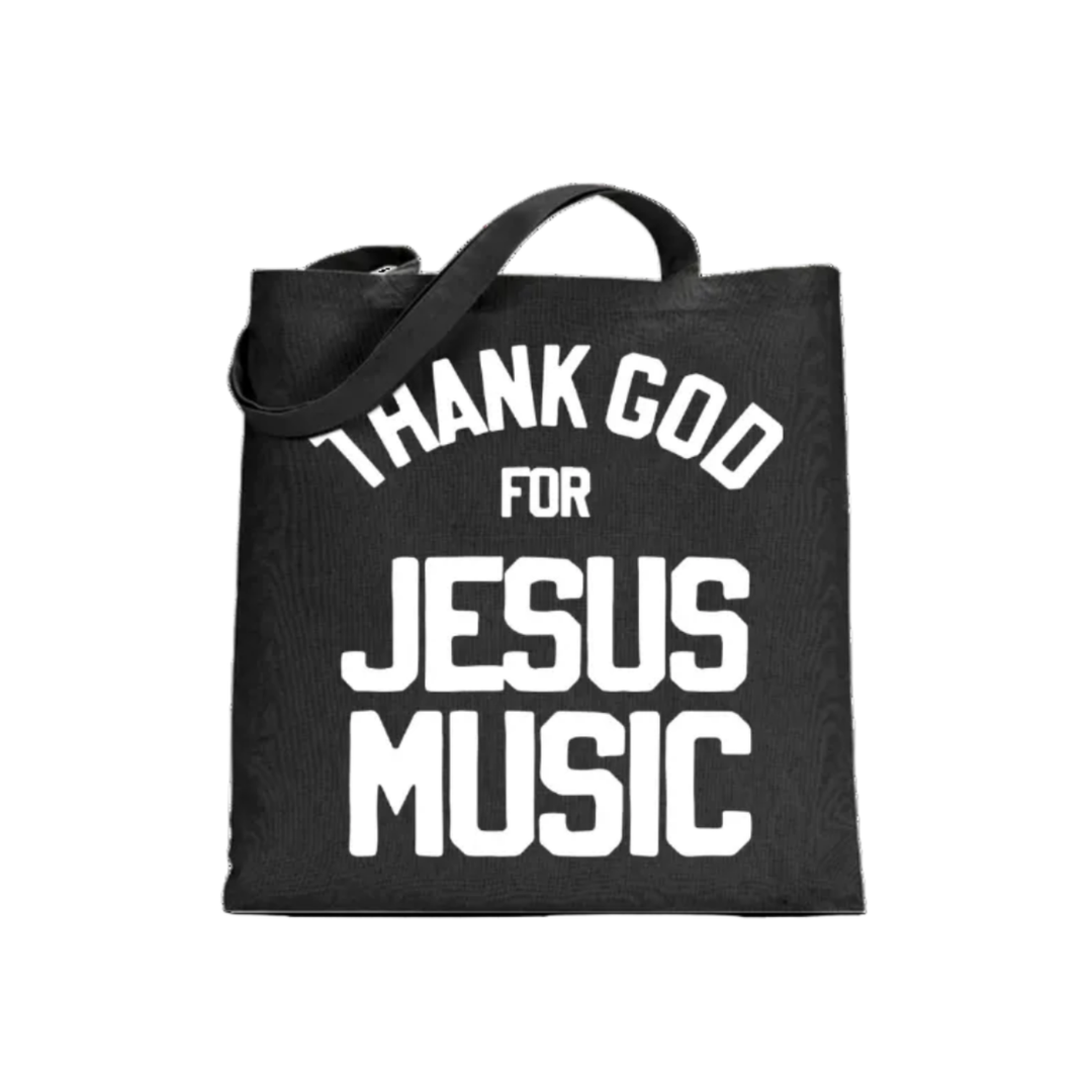 Thank God For Jesus Music Tote