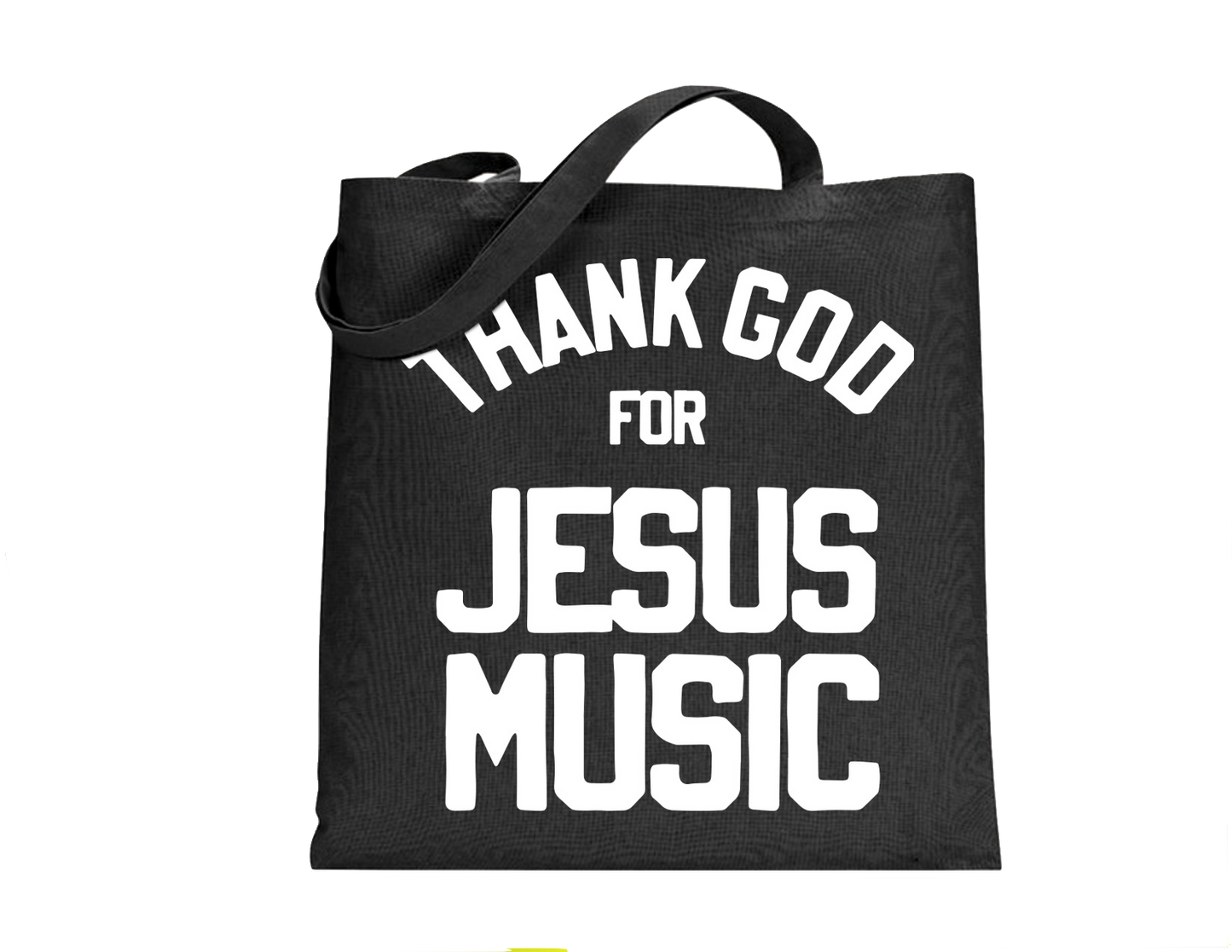 Thank God For Jesus Music Tote