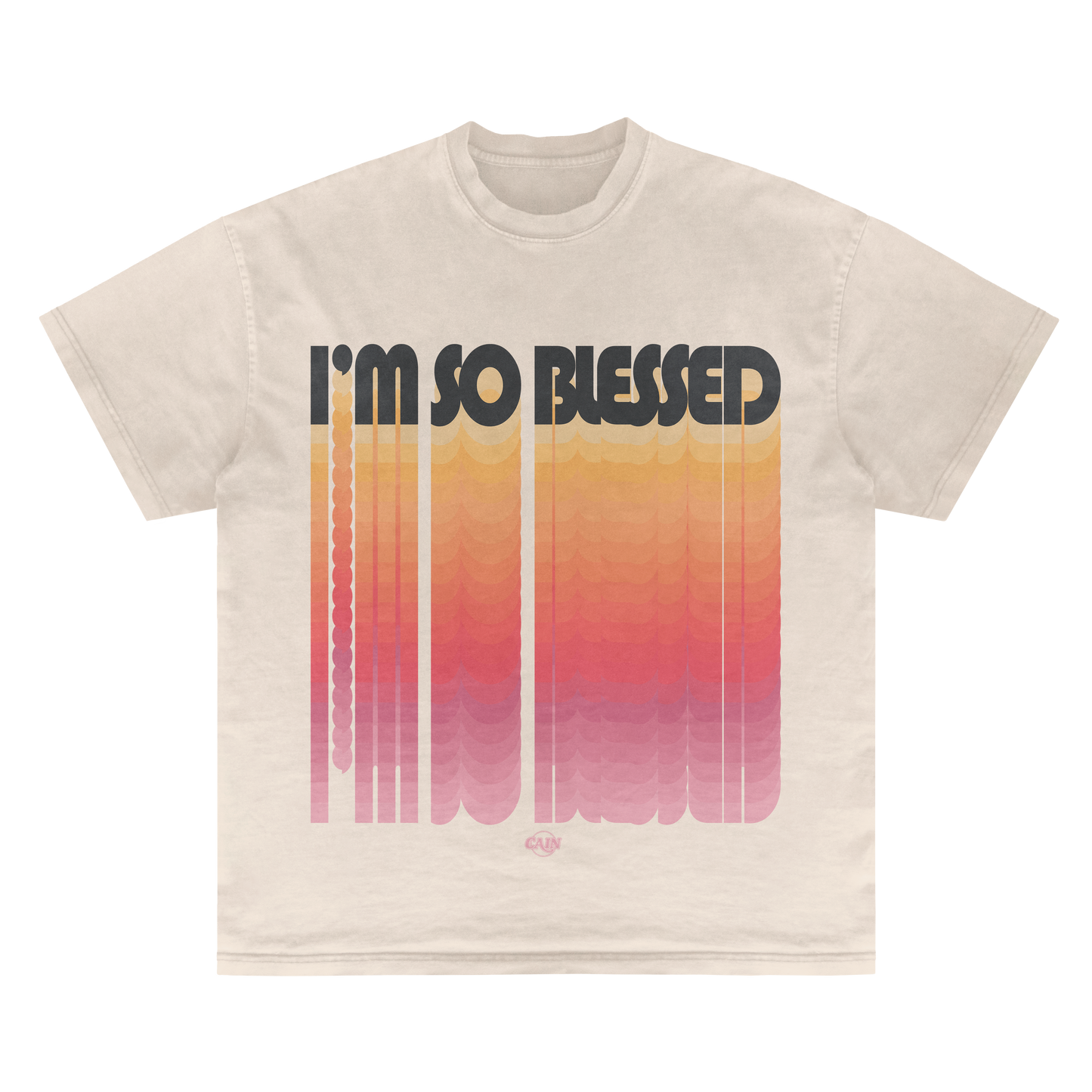I'm So Blessed Color Drip Tee