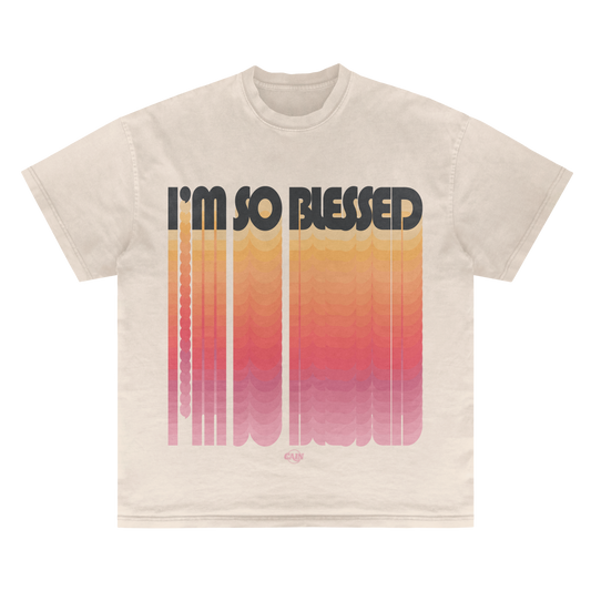 I'm So Blessed Color Drip Tee