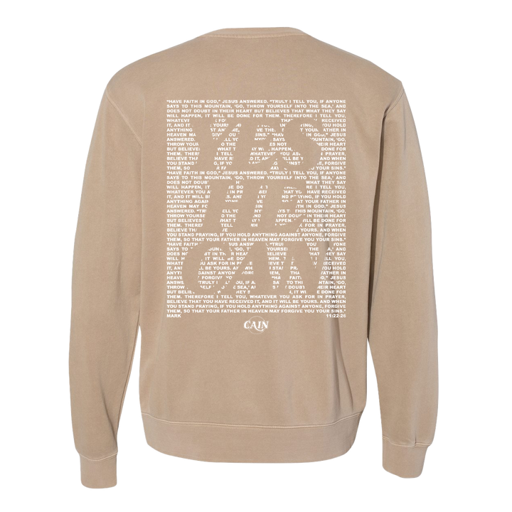Yes He Can Beige Crew